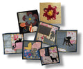 Handmade Fabric Appliqué Patches – Sew-On Denim and Cotton with Raw Edges