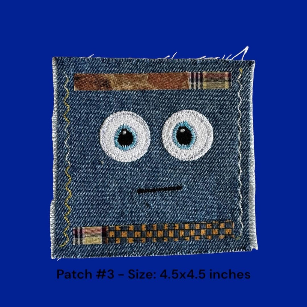Handmade Upcycled Denim Patches – One-of-a-Kind Designs