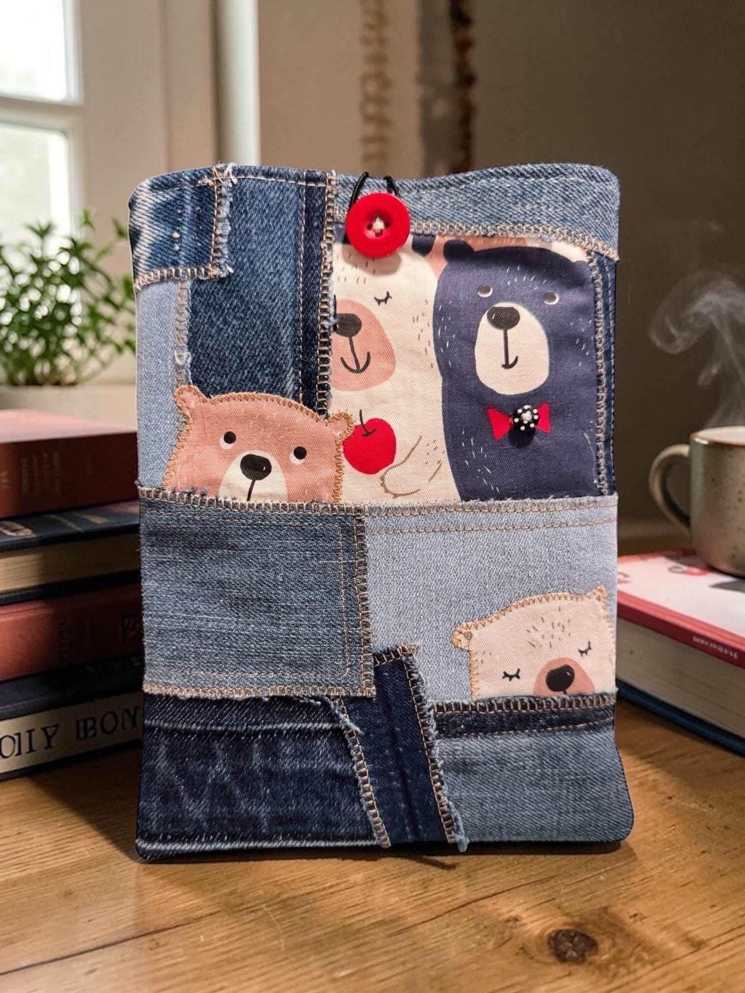 Extra Small Patchwork Denim Bags | 6” x 8” | One of a Kind Handmade Upcycled Bags | Indigo Threads