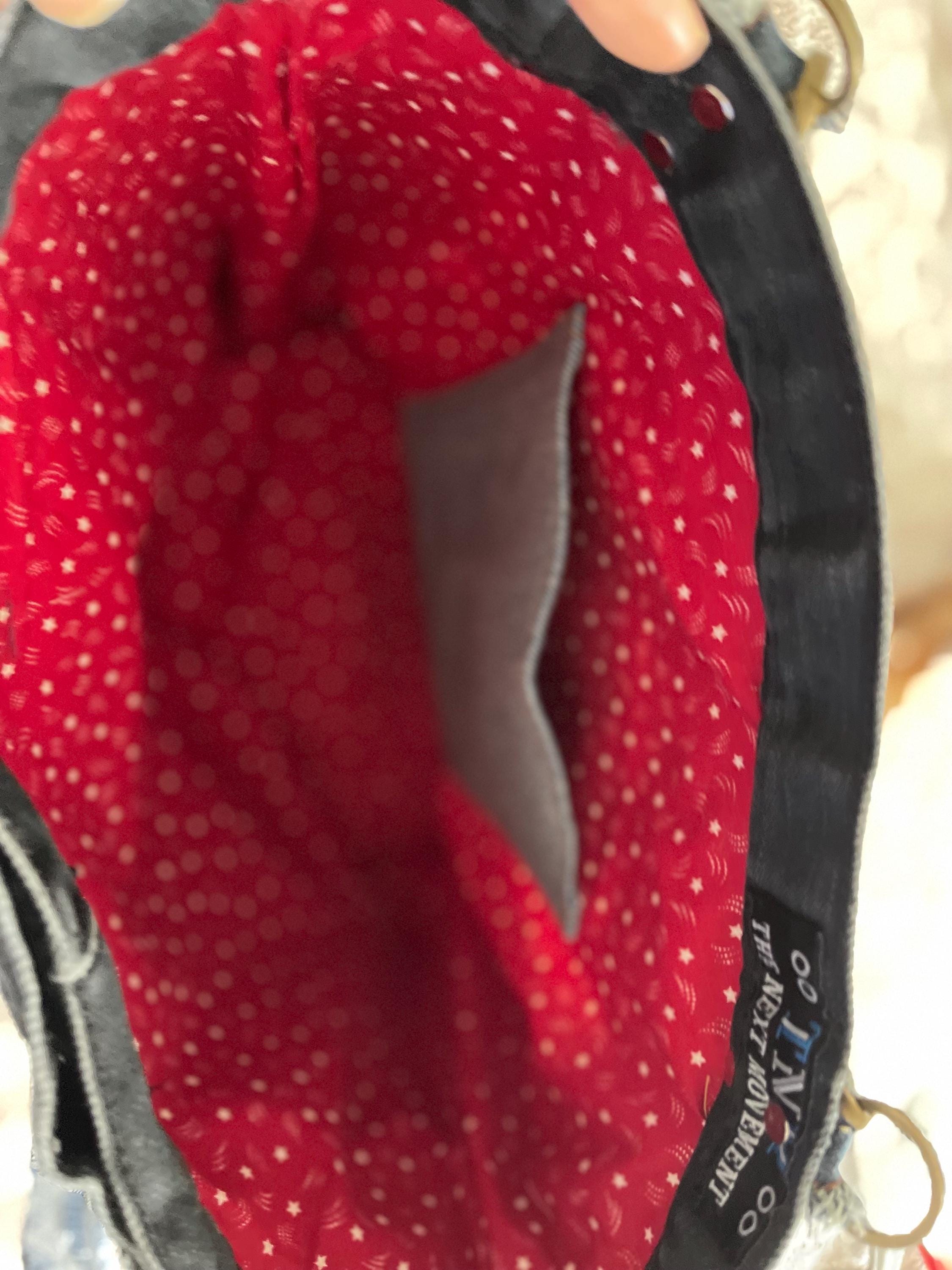 Denim patchwork shoulder bag-tote bag upcycled jeans boho bag