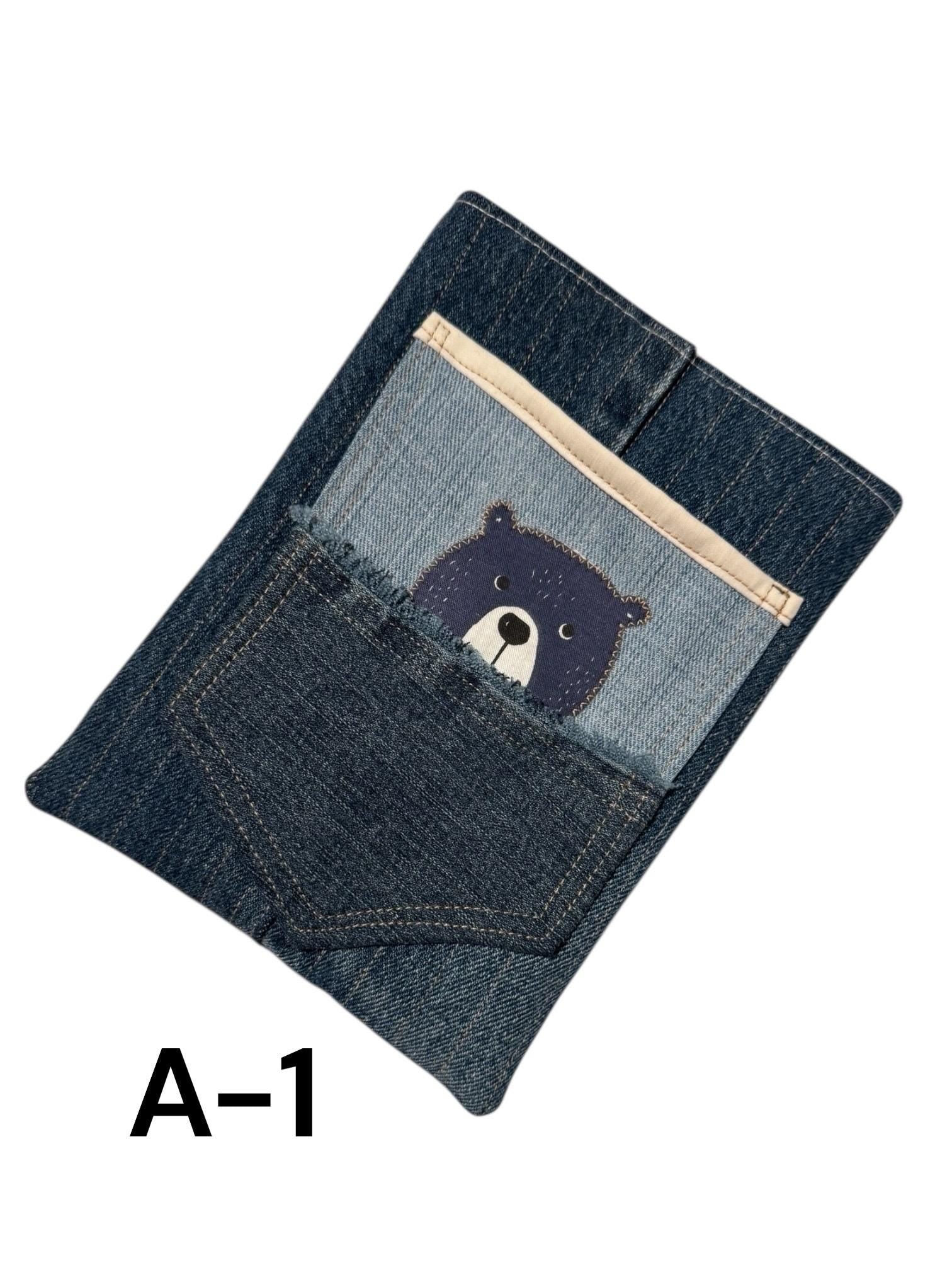 Extra Small Patchwork Denim Bags | 6” x 8” | One of a Kind Handmade Upcycled Bags | Indigo Threads